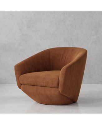 Two Pack Polyester The Twist - Elise Rust Swivel Chair