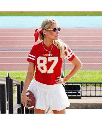 14k Gold Plated Chain And Football Charm Necklace