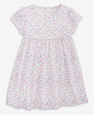 First Impressions - Baby Girls' Linear Hearts Printed Dress