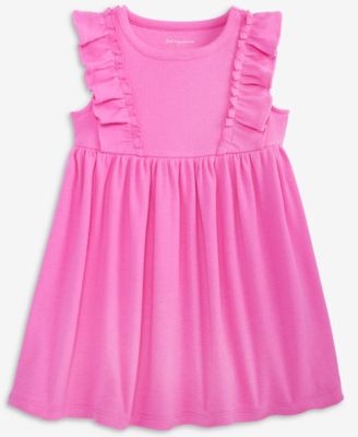Girls' Toddler 2T-4T Solid Ribbed Dress, Macy's Exclusive