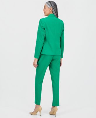 Women's Notch-Lapel Mid-Rise Pantsuit 
