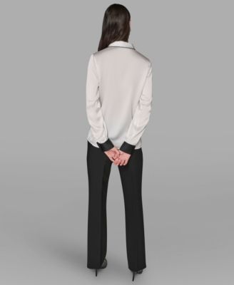 Women's Color Block Long Sleeve Top