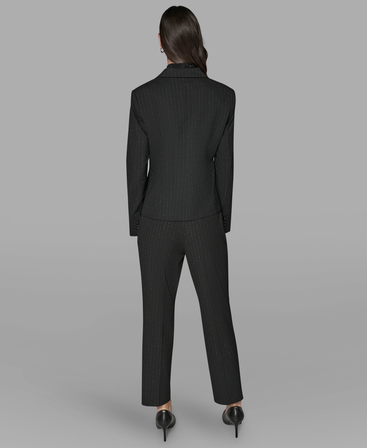 Karl Lagerfeld Paris Women's Novelty One Button Jacket