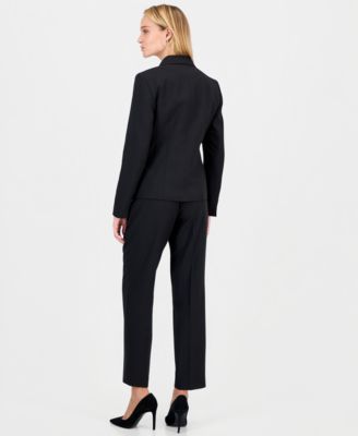 Women's Notch-Lapel Mid-Rise Pantsuit 