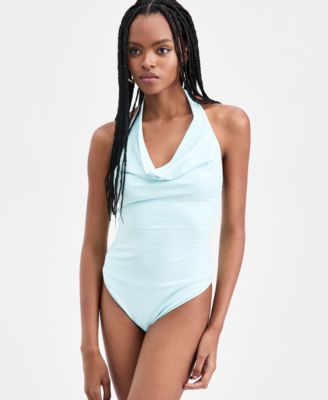 Women's Second Skin Halter Bodysuit, Macy's Exclusive