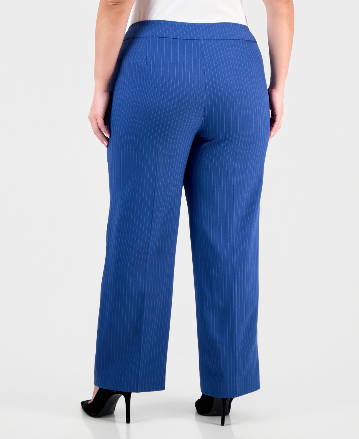 Le Suit Plus Shawl-Collar Jacket & Mid-Rise Wide-Leg Pants