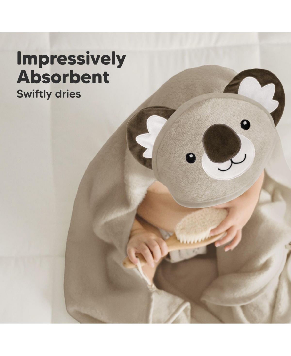 KeaBabies Cuddle Baby Hooded Towel, Bath Towels, Beach Towel for Newborn