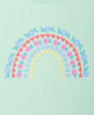 Girls' Toddler 2T-4T Rainbow Print Top, Macy's Exclusive
