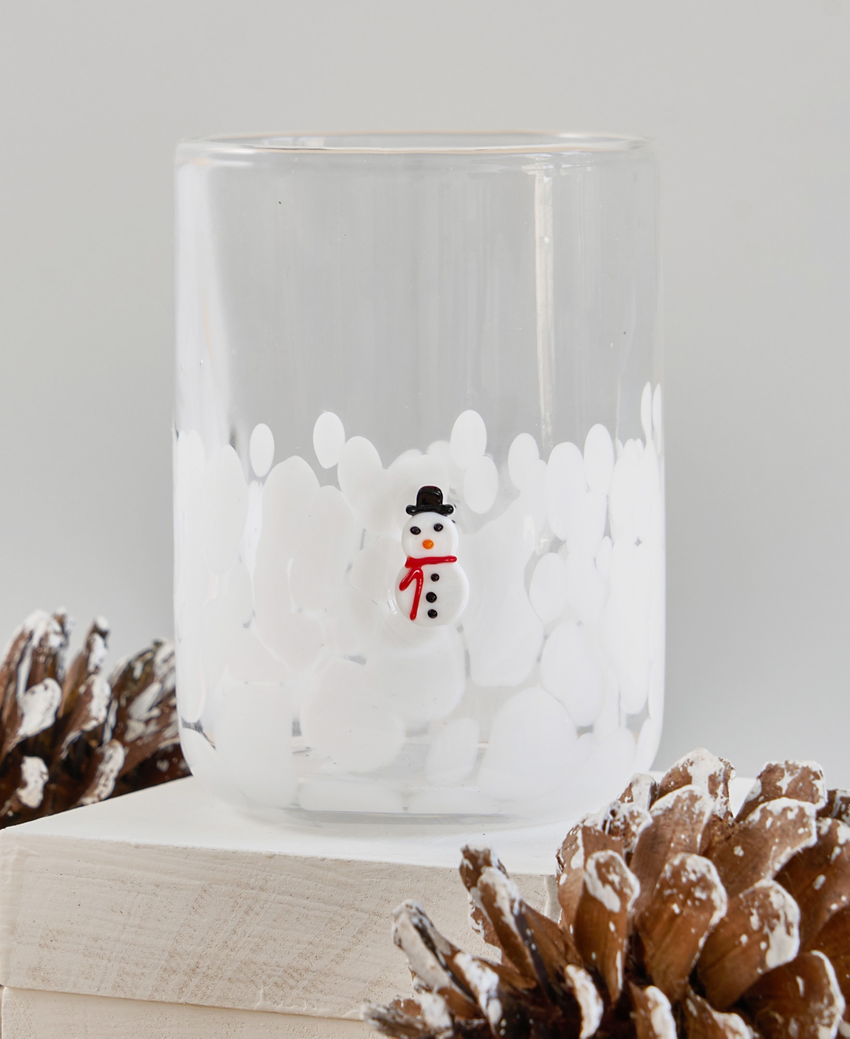 Godinger Snowman Double Old Fashioned Glasses, Set of 2