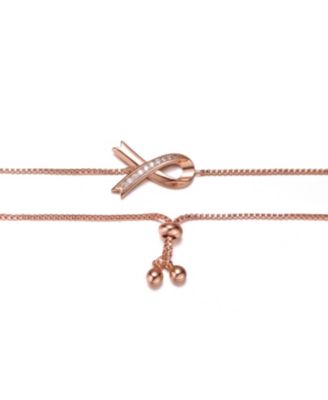 Stunning Teens/Young Adults 18K Rose Gold Plated Infinity Love Adjustable Bracelet
