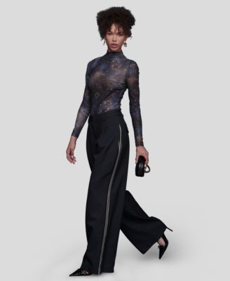 Women's Wide Leg Straight Trousers