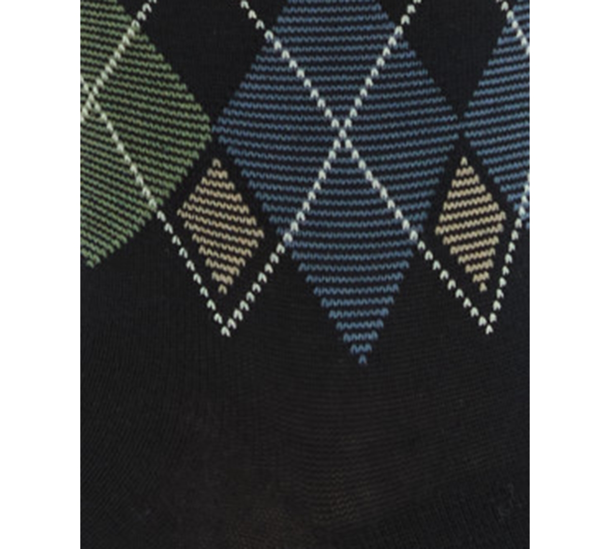 Perry Ellis Portfolio Men's Bamboo Diamond Socks In Black