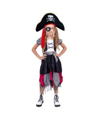 Pirate Girl Costume Set - Kids Girls