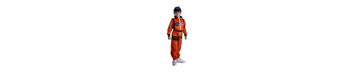 Dress Up America Nasa Astronaut Jumpsuit & Cap Costume