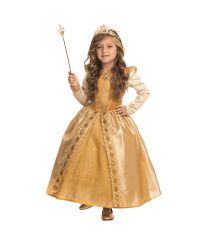 Toddler Gold Princess Dress Costume Set
