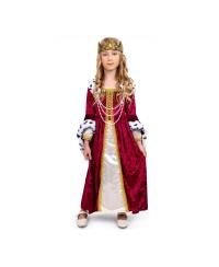 Kids Regal Queen Gown & Crown Costume Set