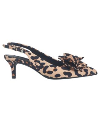 Ladies Quinnbow Slingback Kitten Heel