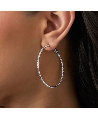 Mixed Metal Hoop Earring Set in Gold & Silver-Tone