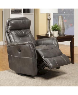 one pack Polyester Gemini - Flint Power Swivel Glider Recliner