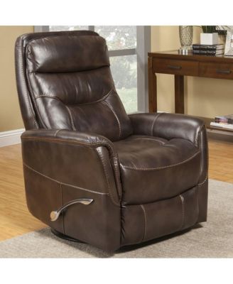 Gemini - Truffle Swivel Glider Recliner Two Pack