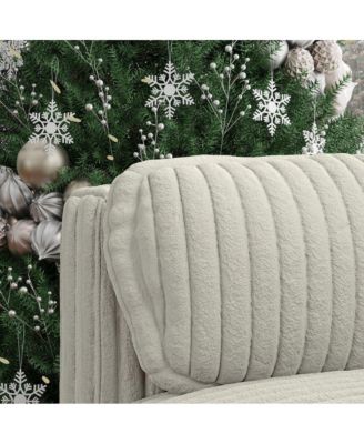 Mega Ivory Swivel Power Glider Recliner