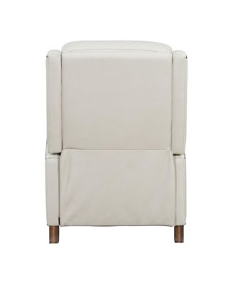 Pack Top Grain Leather Pearl Glow Manual Recliner