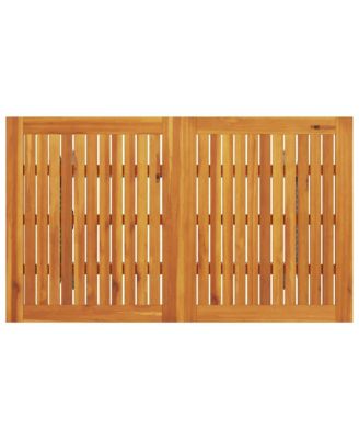 Patio Sofa 3-Seater with Cushions&Table Gray Poly Rattan