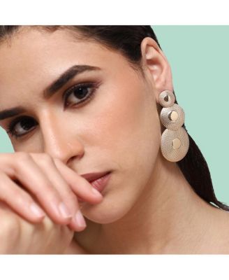 Women's Circular Drop Earrings
