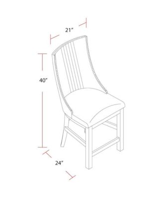 Lodge Dining Swivel Counter Sling Chair (2/CTN Sold in pairs)