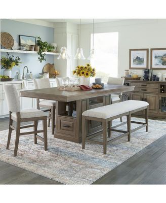 Sundance Dining - Sandstone Upholstered Counter Chair Two Pack