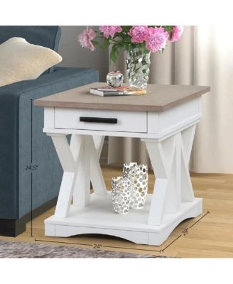 Americana Modern - Cotton Cocktail Table with 2 End Tables