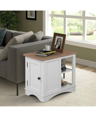 Americana Modern - Cotton Cocktail Table with 2 Chairside Tables