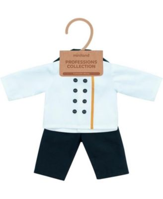 Careers Collection - Chef Doll Outfit with Double Breased Jacket, Pants and Hat for 15" Baby Dolls