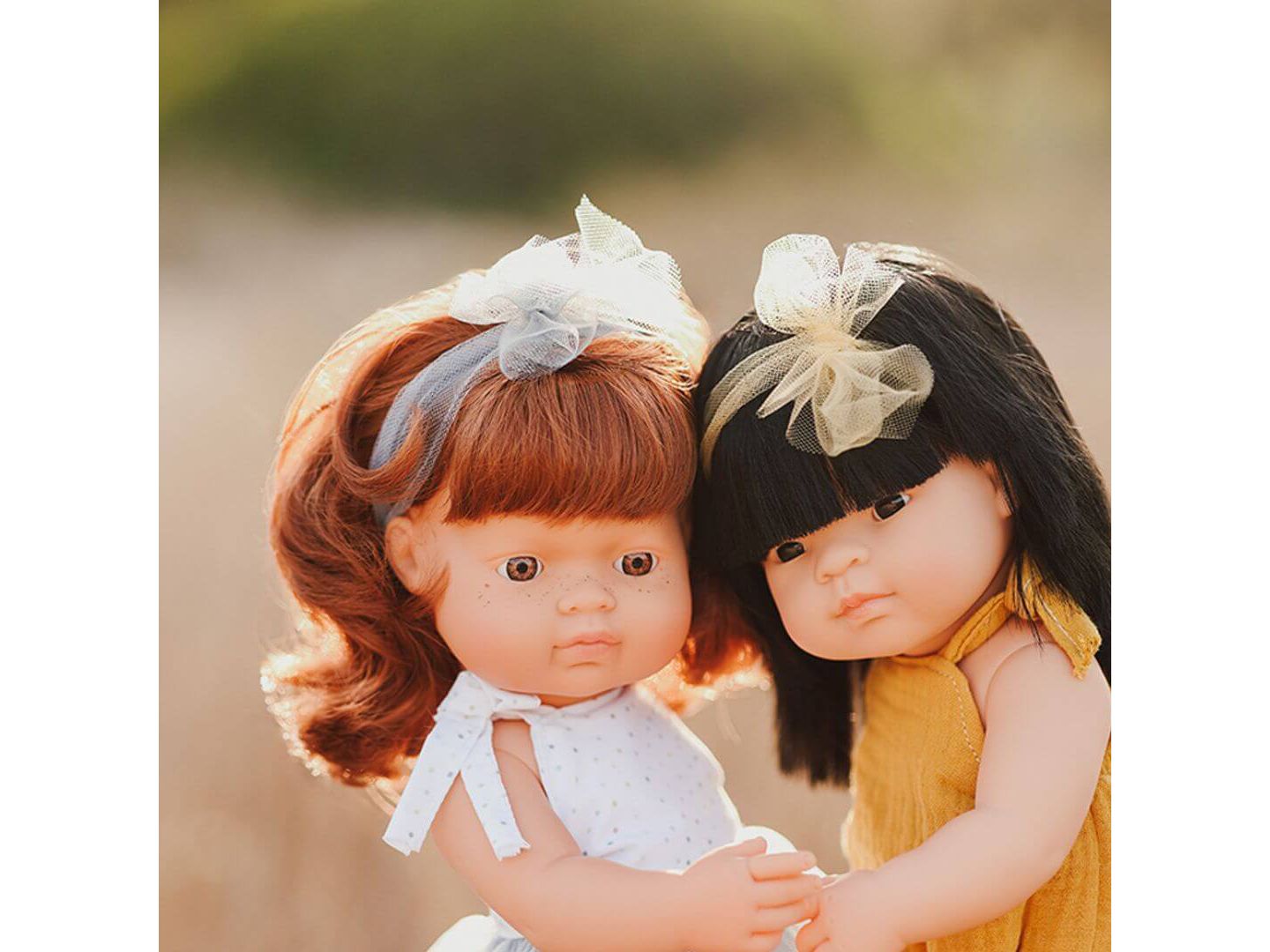 Детская кукла MINILAND My Friends & Me Baby Girl with Red Hair 15" Articulated Anatomically-Correct Baby Doll, Ages 10 Months+, цвет: Light Skin — фото 5