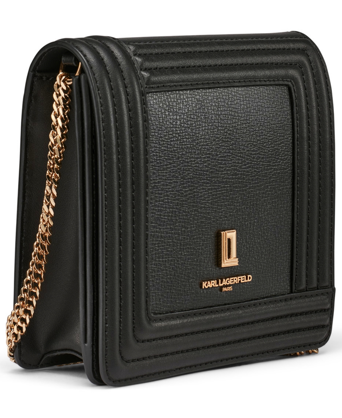 Karl Lagerfeld Paris Josephine Leather Crossbody Handbag
