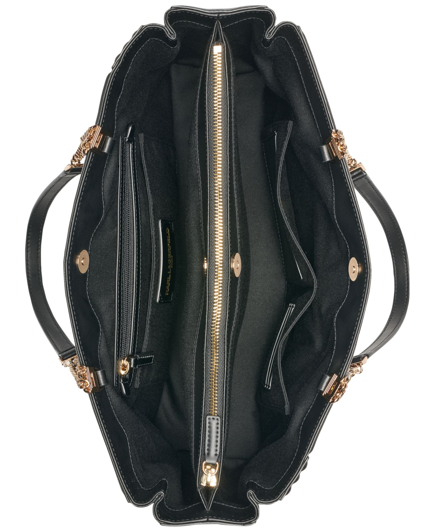 Женская сумка KARL LAGERFELD PARIS Josephine Leather Tote Handbag — фото 4