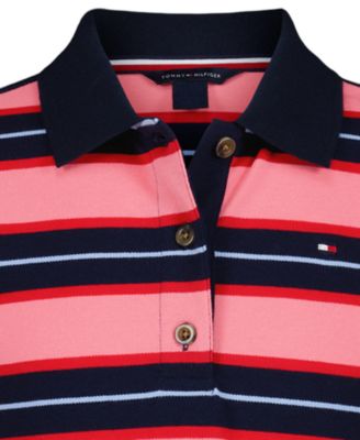 Girls 7-16 Varsity Stripe Polo Dress