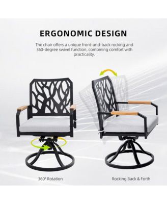 - 7-Piece Aluminum Patio Furniture Set - Bourbon Brown