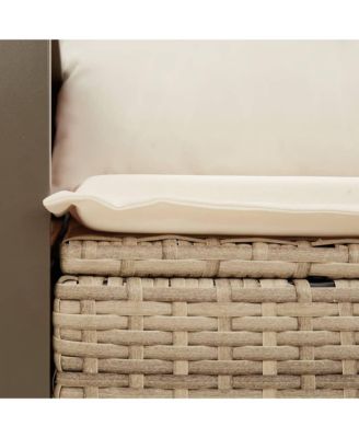 Garden Sofa Beige, Cream White