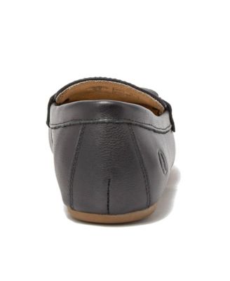 Women's Wide Width Comfort Suede Leather Slip On Loafer Shoes