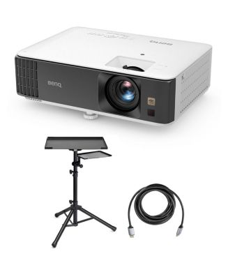 BenQ TK700 4K HDR 16ms Low Input Lag Gaming DLP Projector Bundle with ...