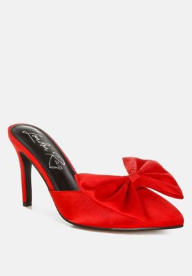 Women's Sidonie Bow Detail Stiletto Mules