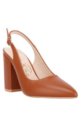 Women's Creidne Block Heel Pointed Toe Sandals