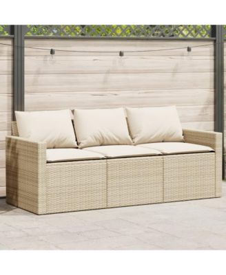 Garden Sofa Beige, Cream White