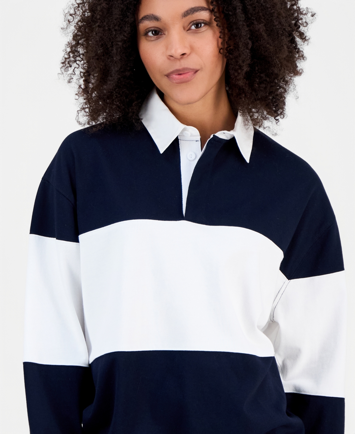 Bar Iii Women's Rugby Polo Shirt, Macy's Exclusive