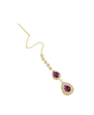 Teardrop-Stone Maangtika