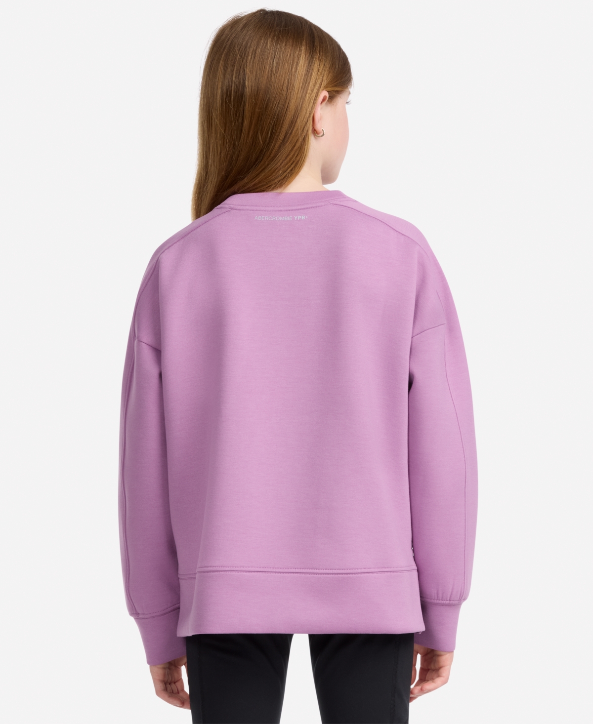 Abercrombie Girls 5-18 Ypb Neo Knit Crewneck Sweatshirt In Purple