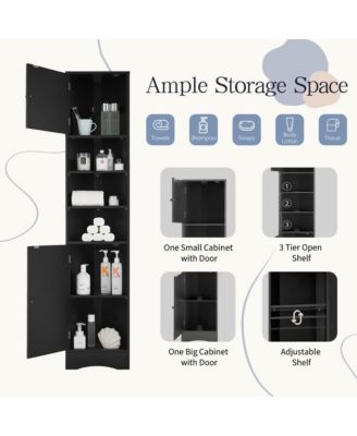 Corner Cabinet Tall Bathroom Storage