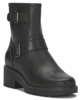Lucky Brand - Women's Migyn Buckle Moto Lug Sole Booties