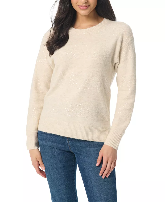 Women's Juliette Striped Sequin Long Sleeves Sweater - thumbnail 4